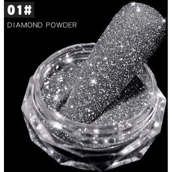 Paillettes de Nail Art - Mélange de Cristaux et Micro Diamants