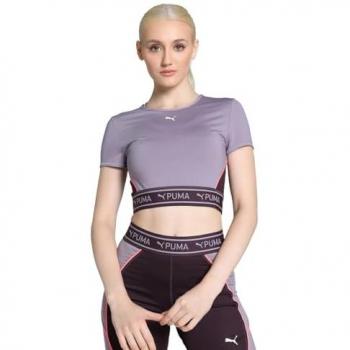 Puma Strong Baby Camiseta de manga corta lila M Mujer