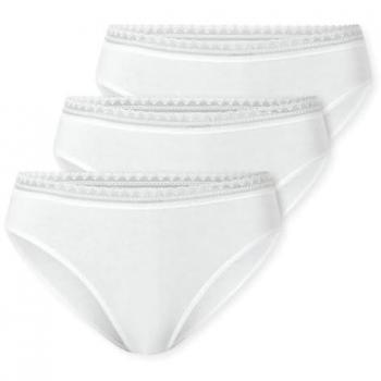 Schiesser Rioslip Damen‑Unterhose 3er Pack – Baumwolle & Spitze