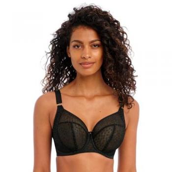 Freya BH Starlight Hero Balkon Seitenstütz Bra – Schwarz – F90