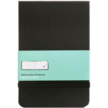 Livre de peinture portable A6 en cuir synthétique