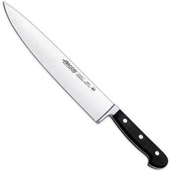 ARCOS Clásica - Cuchillo de Chef (260 mm) - Hoja de Acero Inoxidable Forjado Nitrum® - Mango Negro de Polioximetileno (POM)