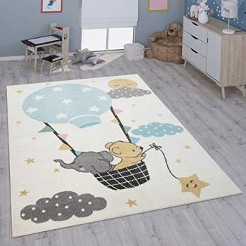 Alfombra para Niños y Niñas 133x190 cm Crema - Paco Home