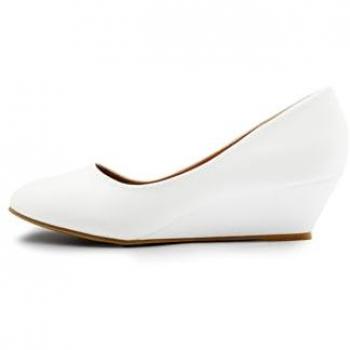Where's That From 'Kieran' Platform Low Wedge Mid Heel Court Shoes