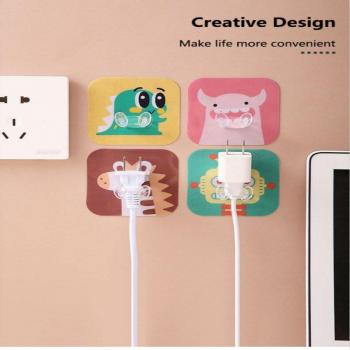 Seamless Wall Type Power Cord Storage Hook
