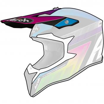 Frontino Casco Airoh Wraap Giovanile Prism Opaco