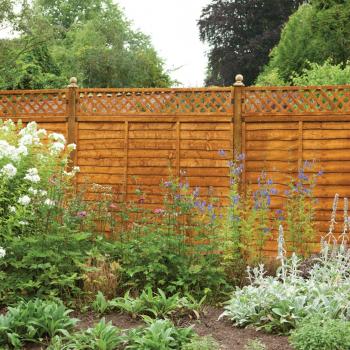 Forest Garden Fence Top Trellis Diamond Lattice