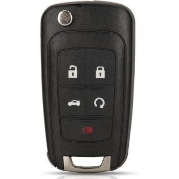 Jingyuqin Key Fob Case for Chevrolet Cruze Malibu Aveo