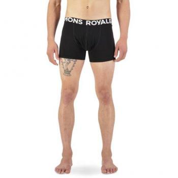 Mons Royale Hold ' Em Shorty - boxer - uomo, colore nero, taglia S