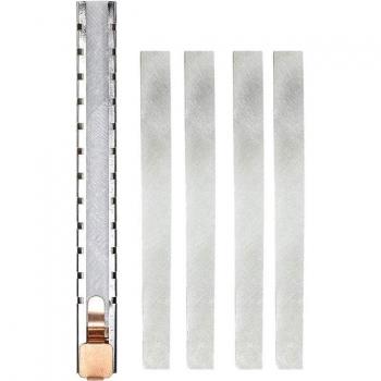Removable Soapstone Marking Holder with 5 Flat Pens for Welding