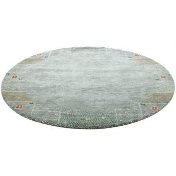 Theko Handcrafted Grey Wool Rug - 190cm