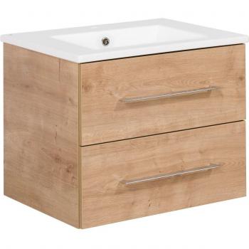 B.perfekt 60 cm Waschtisch mit Becken und Unterschrank von FACKELMANN