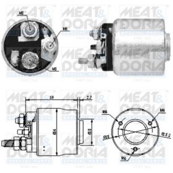 Motor de Arranque Magnético MEAT&DORIA 46063