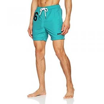 Superdry Waterpolo Swim Short Pantaloncini Uomo Turchese XS