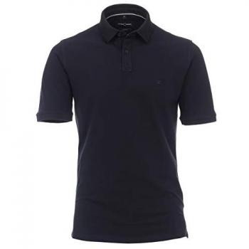 CASAMODA Herren Poloshirt Uni 4XL Blau – 95 % Baumwolle, 5 % Elasthan