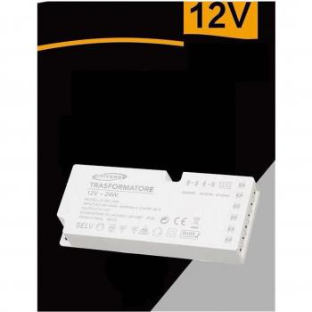 Alimentatore Switching 12V 24W 2A con 6 Uscite per Strisce LED Qs-24W