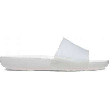 Chanclas Crocs Splash Glossy Slide blanco mujer - 37-38