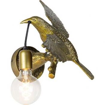 Lampada da parete in ottone stile vintage