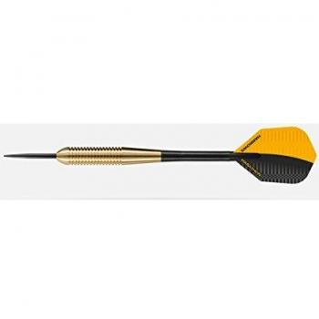 Harrows Darts Club Brass Darts (Ringed) - Orange/Black / 23G