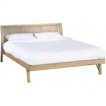 GABRIEL Lit double 160x200 – Chêne massif naturel
