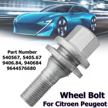 17mm Alloy Wheel Bolts Flat Seat Washer for Peugeot 206