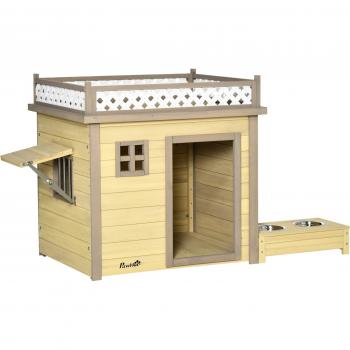 NidoFiel Caseta de Madera con Ventanas