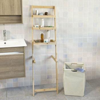 Libreria Portaoggetti a Scala 3 Ripiani FRG160-N