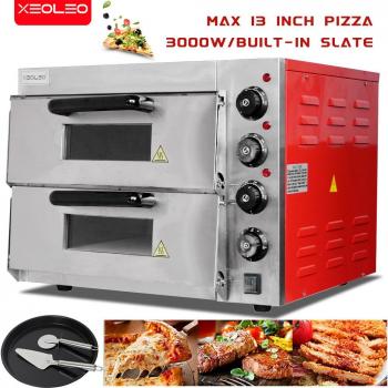 Horno Eléctrico para Pizza XEOLEO Doble Capa