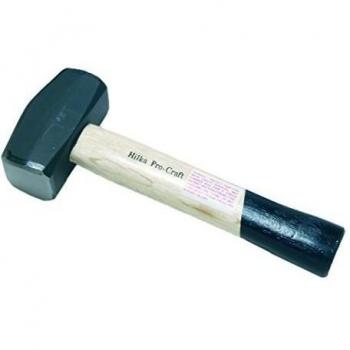 Hilka 2.5lb Hickory Shaft Club Hammer – Black & Natural Blend