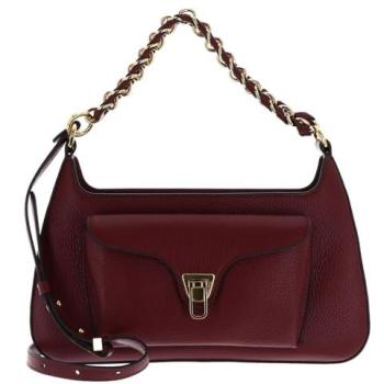 Coccinelle Damen Handtasche Beat Generatio Schultertasche Beige
