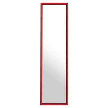 Over Door Hanging Mirror - Red
