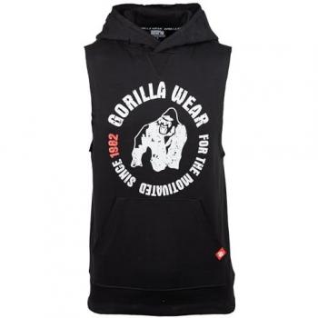 Felpa Sportiva Gorilla Wear Nero