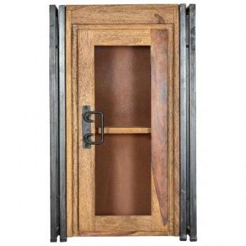 SIT-Möbel 9202-01 Hängeschrank mit schwerem Altmetall und Gebrauchsspuren