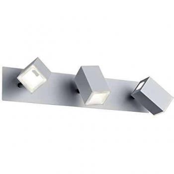 Luz de techo Lagos, LED 6 W, Níquel mate