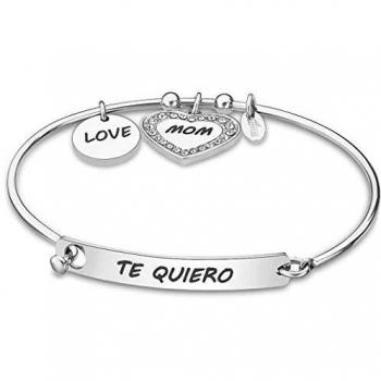 Bracelet Coeur Inoxydable Femme Lotus Style LS2017-2/4 Charms Love Phrase Te Quiero