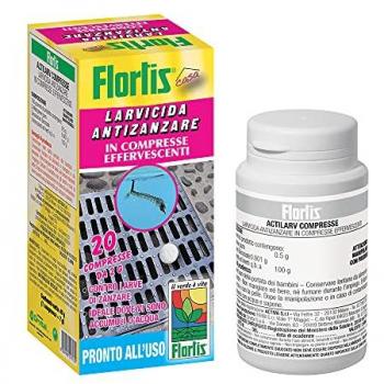 Flortis LARVICIDA ANTIZANZARE 20 Dosi Universale
