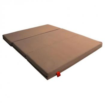Colchón para camper Toyota Proace City Van - 5cm de grosor con HR 25kg/m3 y 3cm de viscoelástica - marrón
