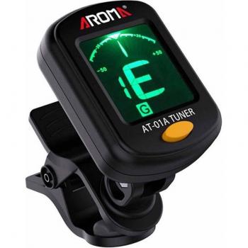 Clip-on Guitar Tuner with Color Screen and Rechargeable Battery