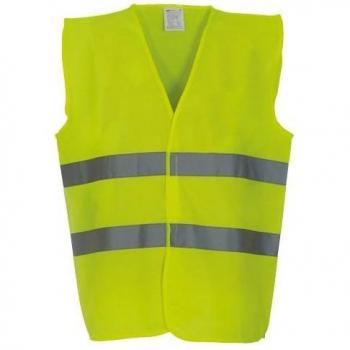 Yoko Hi Vis Vest with 2 Bands L Yellow