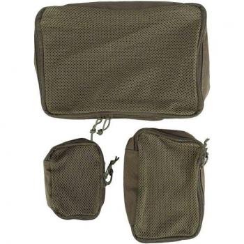 Mil-Tec NetzPouch‑Set „Oliv“ – 3‑teilig