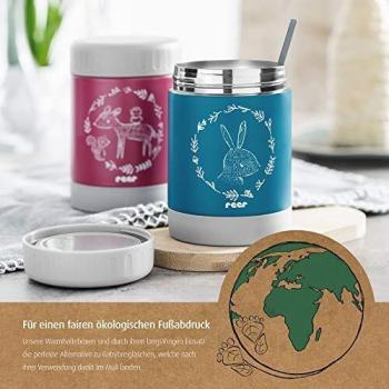REER Warmhaltebox ColourDesign Edelstahl 300ml Petrolblau