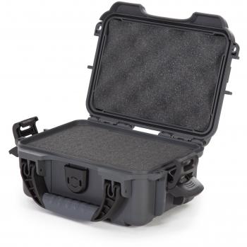 Nanuk 903 Graphitfarbener wasserdichter Hartschalenkoffer mit Plüsch-Schaumeinlage