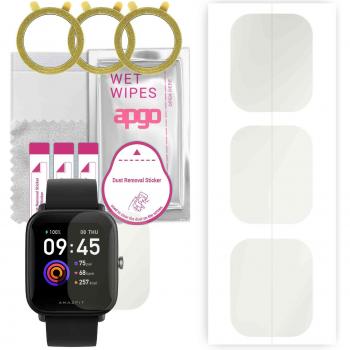 Capa Protectora Hidrogel Apgo Matte 3 unidades para Amazfit Bip U