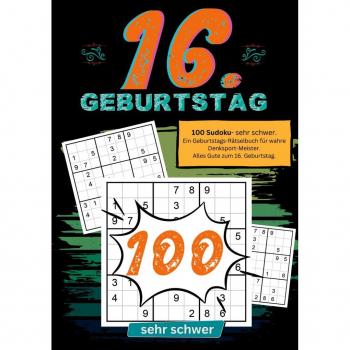 16. Geburtstag- Sudoku Geschenkbuch