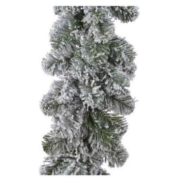 Kaemingk ghirlanda di natale imperial innevata d25 270cm