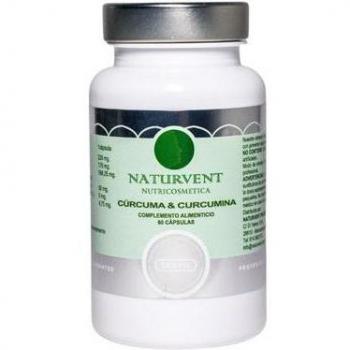 Capsules Naturvent de Curcuma et Curcumine 60
