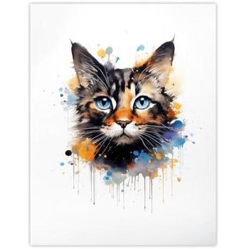 Tortoise‑Toned Feline Portrait