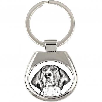 Porte-clés avec chien Treeing Walker Coonhound