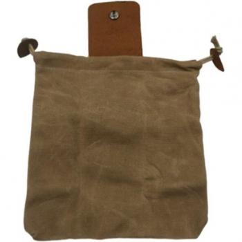 Bolso de herramientas de lona con hebilla y cordón