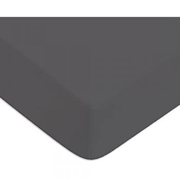 Drap housse FUTURE HOME - Zinc - 80 x 200 cm - 100% coton - Certifié OEKO-TEX®